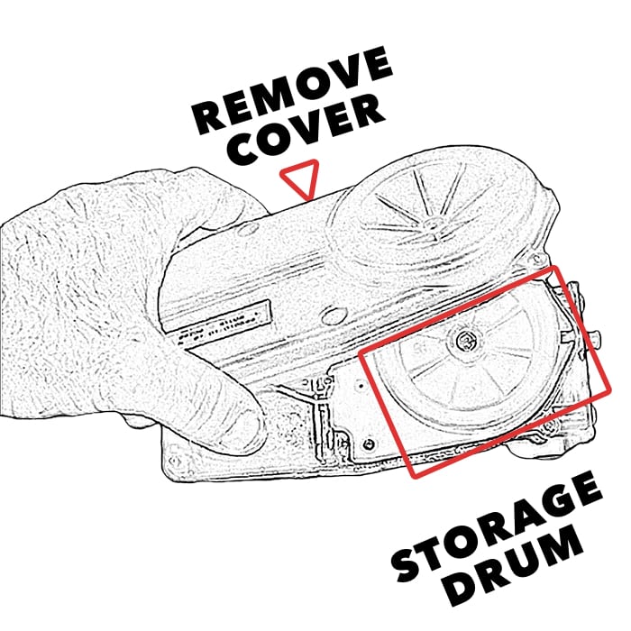 C4 Corvette 1993 to 1996 Antenna Power Unit Disassembly Illustration