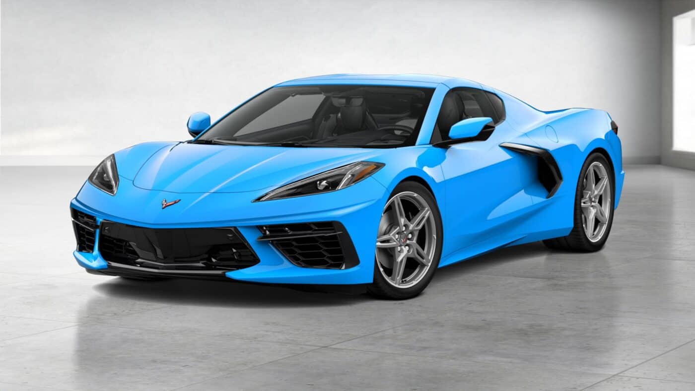 2021 Corvette Stingray Coupe - Rapid Blue Exterior Color