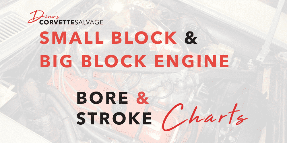Small Block & Big Block Engine Bore & Stroke Charts